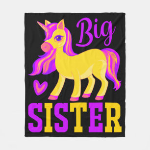 Big Sister Magical Unicorn Fleece Deken