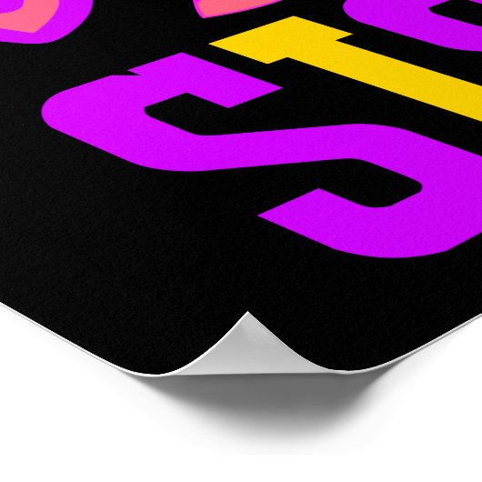 Big Sister Magical Unicorn Poster (Hoek)