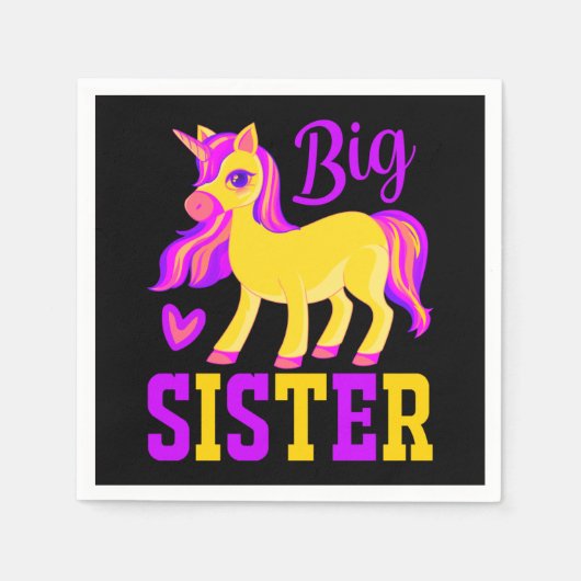 Big Sister Magical Unicorn Servet (Voorkant)