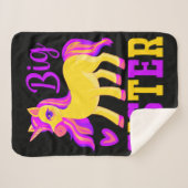 Big Sister Magical Unicorn Sherpa Deken (Voorkant (horizontaal))