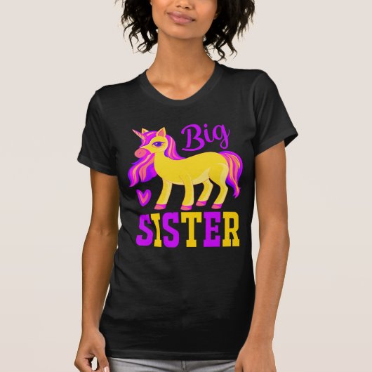 Big Sister Magical Unicorn T-shirt (Voorkant)