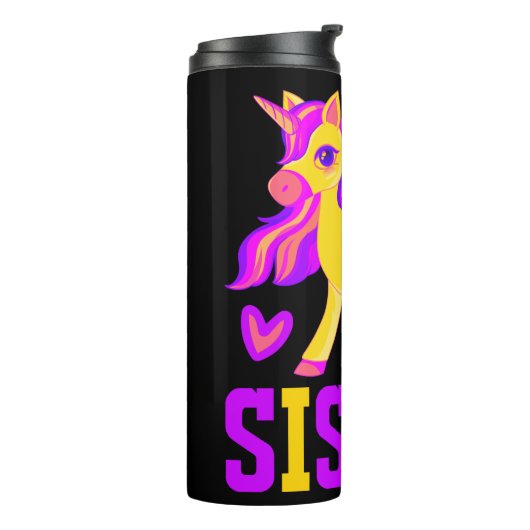 Big Sister Magical Unicorn Thermosbeker (Gedraaid links)