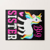 Big Sister Magical Unicorn w. Rainbow Mane & Tail Legpuzzel (Horizontaal)
