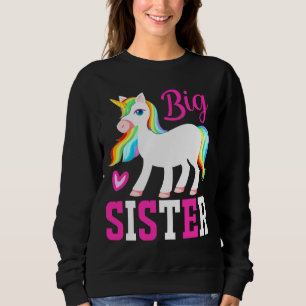 Big Sister Magical Unicorn w. Rainbow Mane & Tail Trui