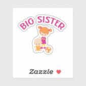 Big Sister met Baby Brother Custom-Cut Sticker (Vel)