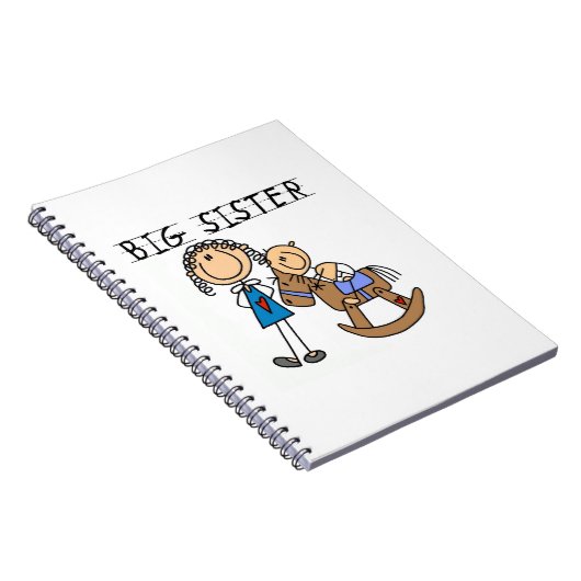 Big Sister met Baby Brother Gifts Notitieboek (Rechterzijde)