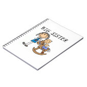 Big Sister met Baby Brother Gifts Notitieboek (Linkerzijde)