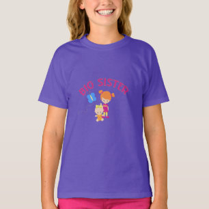 Big Sister met Baby Zuster Proud Sibling T-Shirt