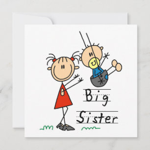 Big Sister met kleine broertjes cadeaus