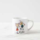 Big Sister met kleine broertjes cadeaus Espresso Kop (Rechts)