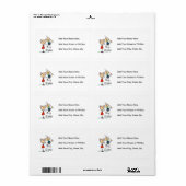 Big Sister met kleine broertjes cadeaus Etiket (Full Sheet)