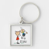 Big Sister met kleine broertjes cadeaus Sleutelhanger (Voorkant)