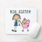 Big Sister met Little Sis Tshirts Muismat (Met muis)