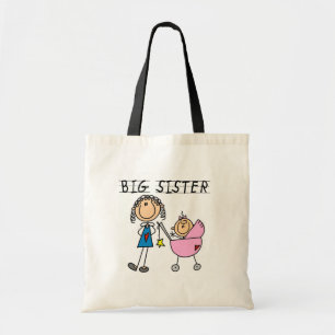 Big Sister met Little Sis Tshirts Tote Bag