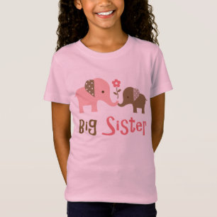 Big Sister - Mod Elephant t-shirts voor meisjes