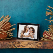 Big Sister Modern Minimal Black Matboard Foto Fotoplaat (Zijkant)