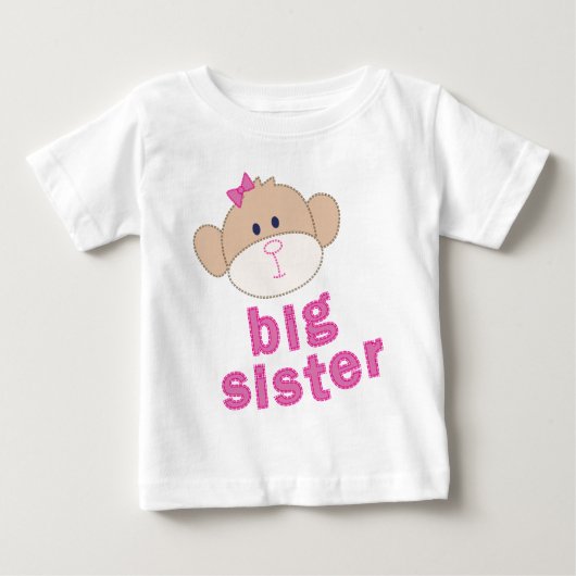 Big Sister Monkey T-shirt (Voorkant)