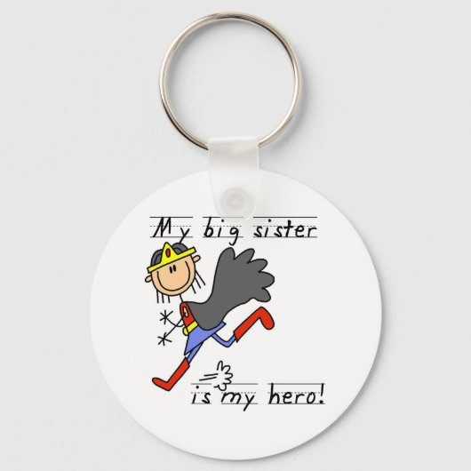 Big Sister My Hero T-shirts en cadeautjes Sleutelhanger (Voorkant)