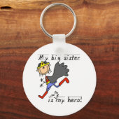 Big Sister My Hero T-shirts en cadeautjes Sleutelhanger (Voorkant)