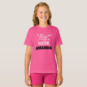  Big Sister-naam T-shirt (Voorkant volledig)