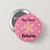 Big Sister Name Button (Voorkant /achterkant)