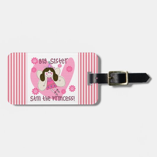 Big Sister, nog steeds de prinses Bagagelabel (Voorkant horizontaal)