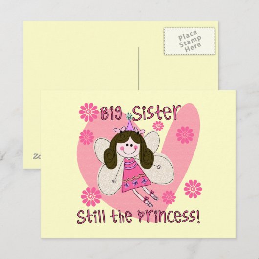 Big Sister, nog steeds de prinses Briefkaart (Voorkant / Achterkant)