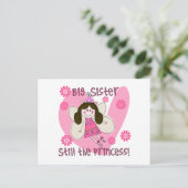 Big Sister, nog steeds de prinses Briefkaart (Staand voorkant)