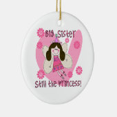 Big Sister, nog steeds de prinses Keramisch Ornament (Rechts)