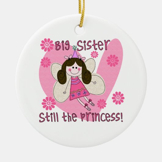 Big Sister, nog steeds de prinses Keramisch Ornament (Voorkant)