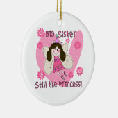 Big Sister, nog steeds de prinses Keramisch Ornament (Rechts)