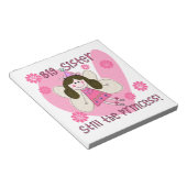 Big Sister, nog steeds de prinses Notitieblok (Schuin)