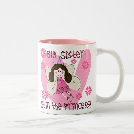 Big Sister, nog steeds de prinses Tweekleurige Koffiemok (Rechts)