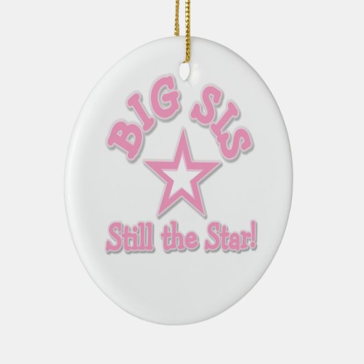 Big Sister nog steeds de Star Gifts Keramisch Ornament (Rechts)