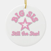 Big Sister nog steeds de Star Gifts Keramisch Ornament (Voorkant)