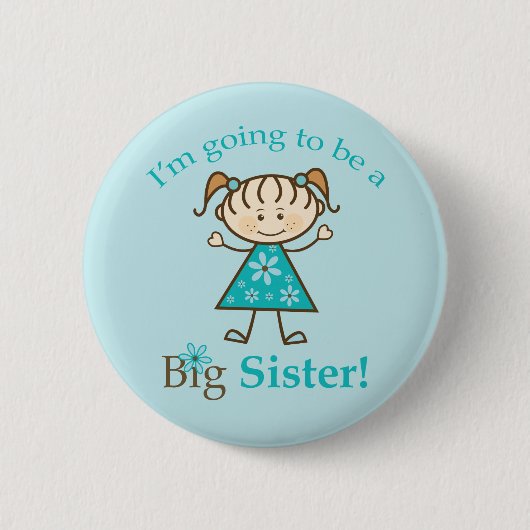 Big Sister om te tikken Ronde Button 5,7 Cm (Voorkant)