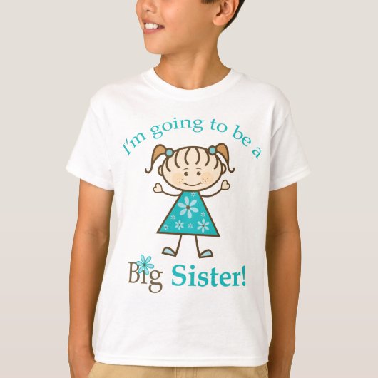 Big Sister om te tikken T-shirt (Voorkant)