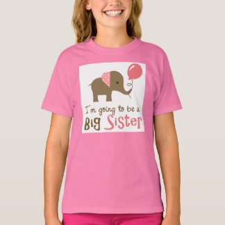 Big Sister om te zijn - Mod Elephant T-shirt