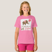 Big Sister om te zijn - Mod Elephant T-shirt (Voorkant volledig)