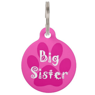Big Sister Pet ID Tag Huisdierpenning