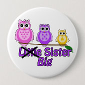 Big Sister Pin Ronde Button 4,0 Cm (Voorkant)