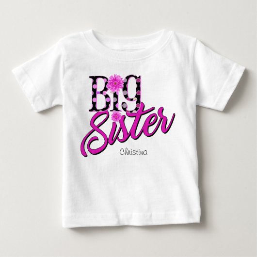 Big Sister Pink Polka Dots (Voorkant)