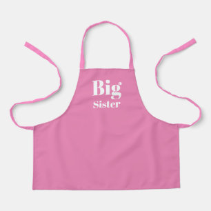 Big Sister Pink, wit meisje Schort