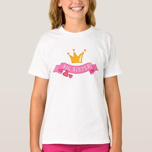 Big Sister Princess T-shirt (Voorkant)