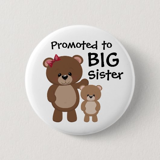 Big Sister Promotion Ronde Button 5,7 Cm (Voorkant)