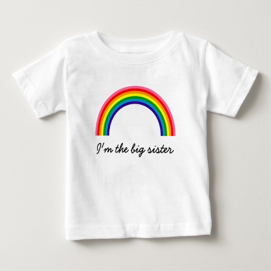 Big Sister Rainbow T-shirt (Voorkant)