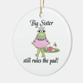Big Sister regelt de kaartjes Keramisch Ornament (Links)