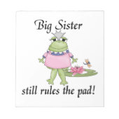 Big Sister regelt de kaartjes Notitieblok (Voorkant)