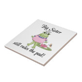 Big Sister regelt de kaartjes Tegeltje (Zijkant)