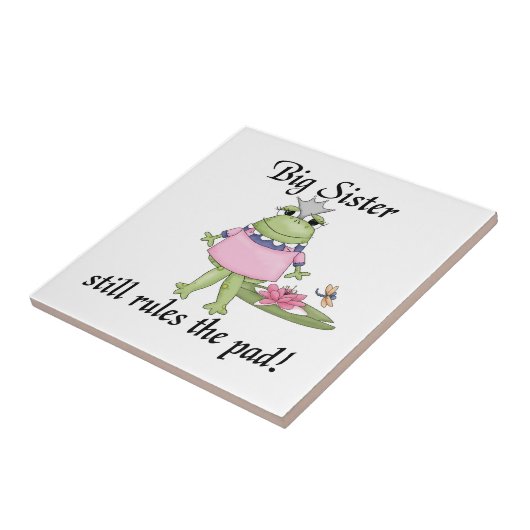 Big Sister regelt de kaartjes Tegeltje (Zijkant)